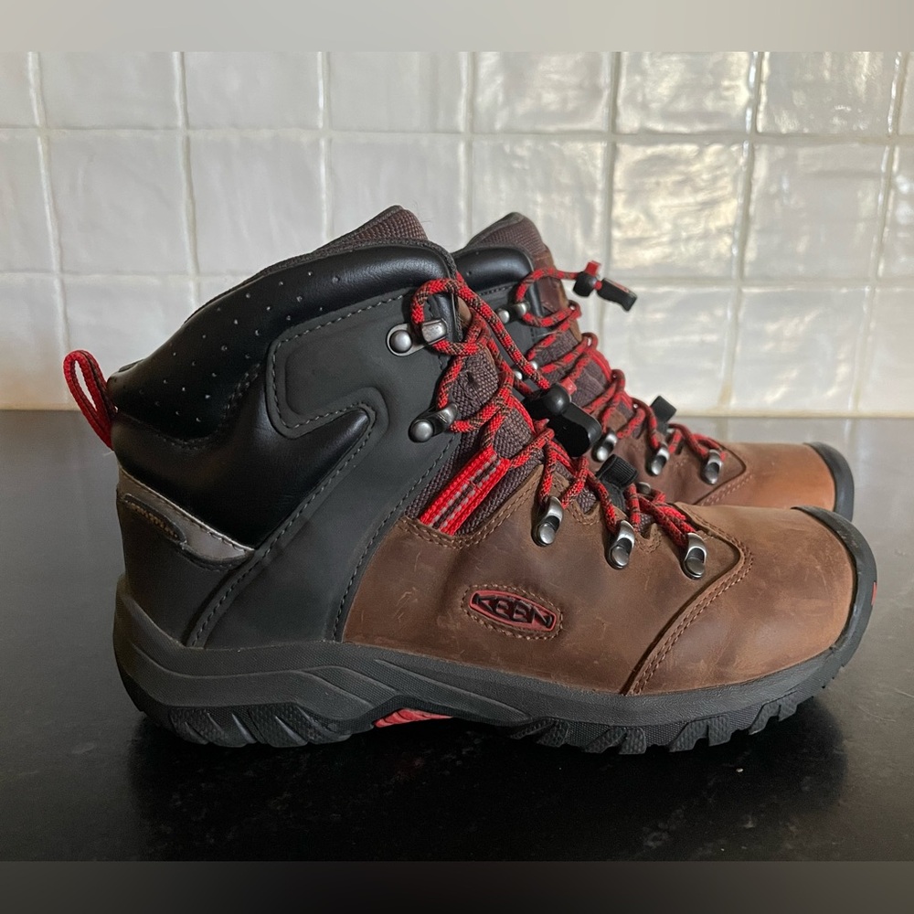 Keen Brown and Black Kids Hiking Boots
